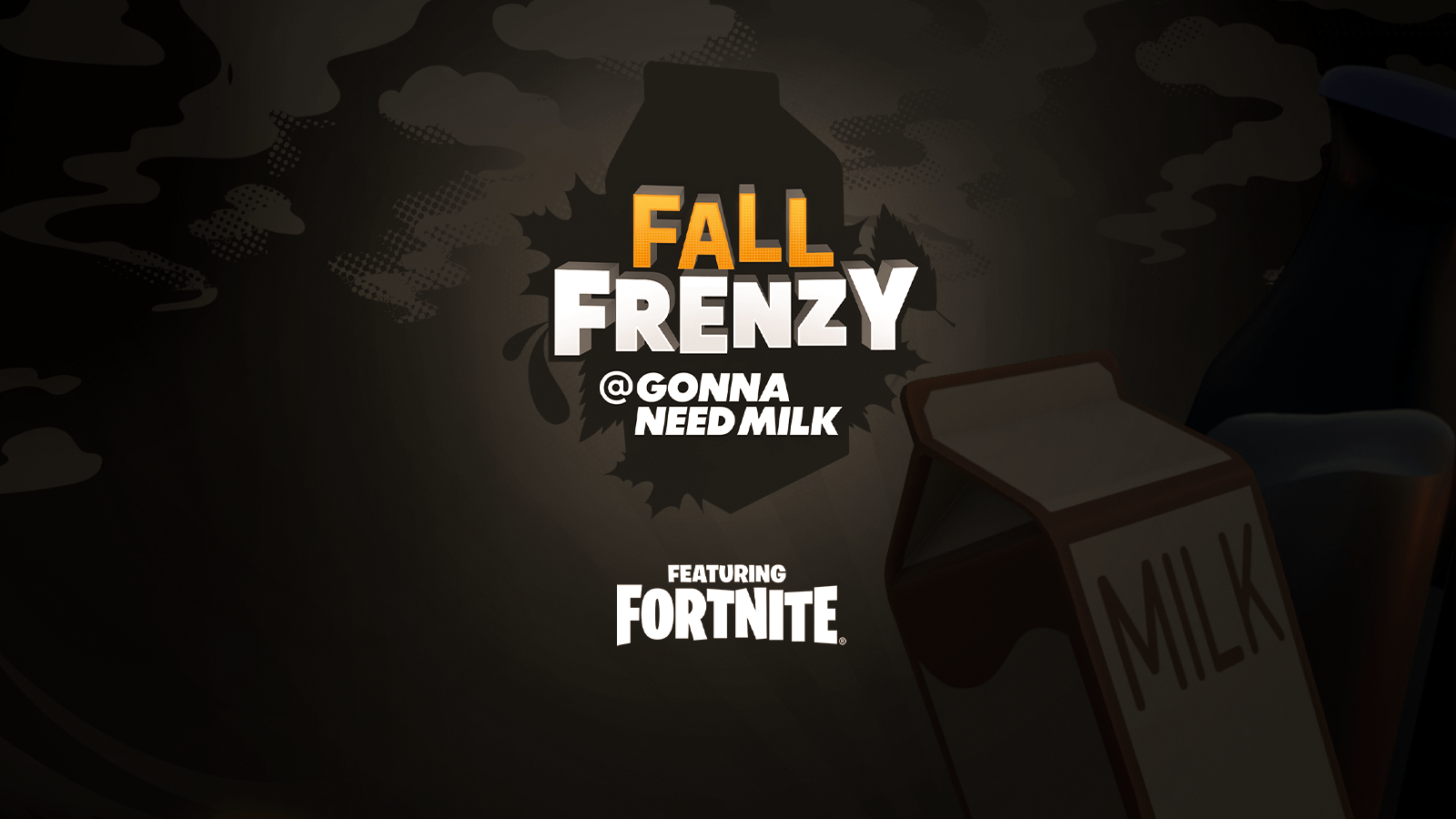 牛奶和重复团队参加Fortnite活动，需要牛奶秋天疯狂
