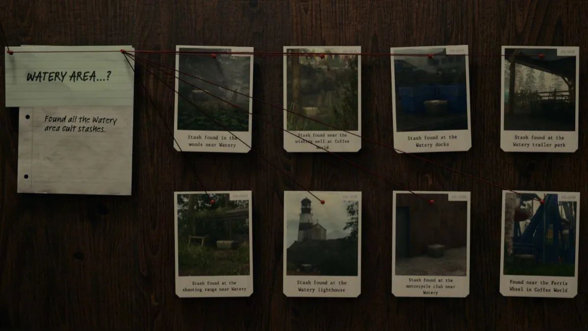 Alan Wake 2：所有的邪教藏处