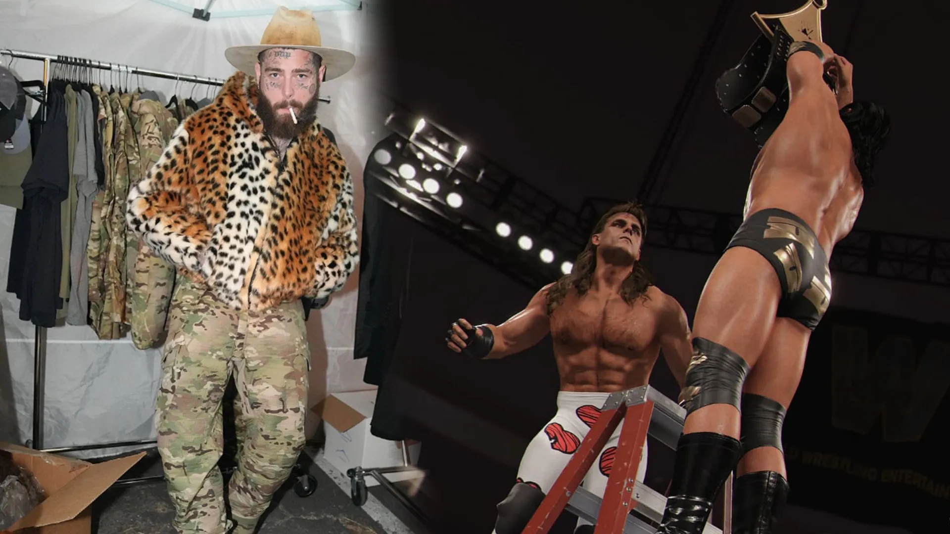 WWE 2K24中的Malone Post Malone嗎？