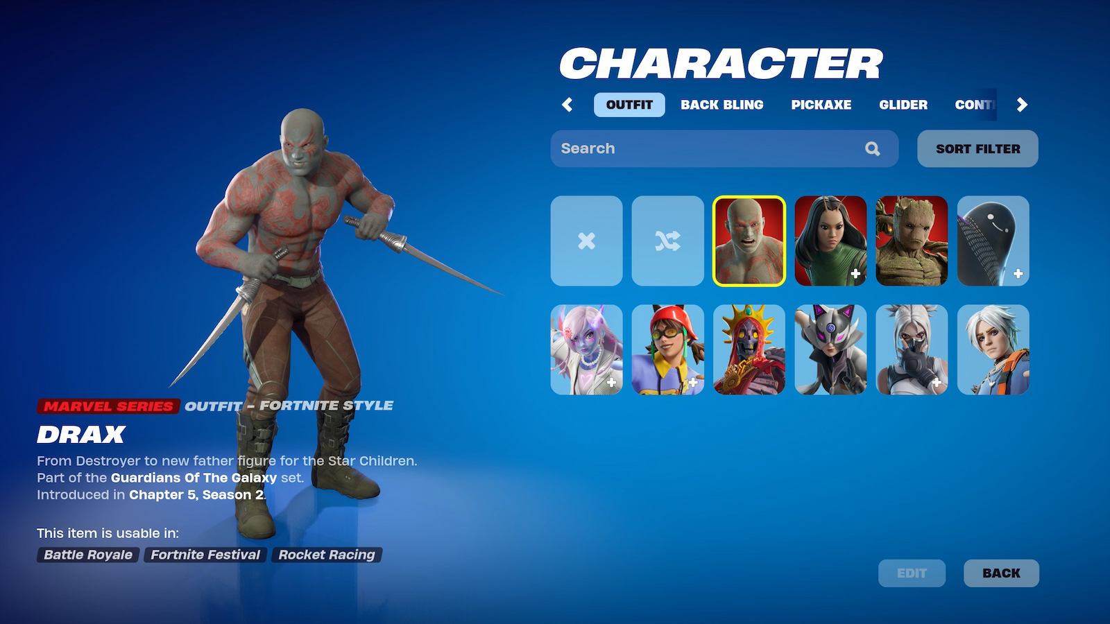 如何在Fortnite中獲得Drax