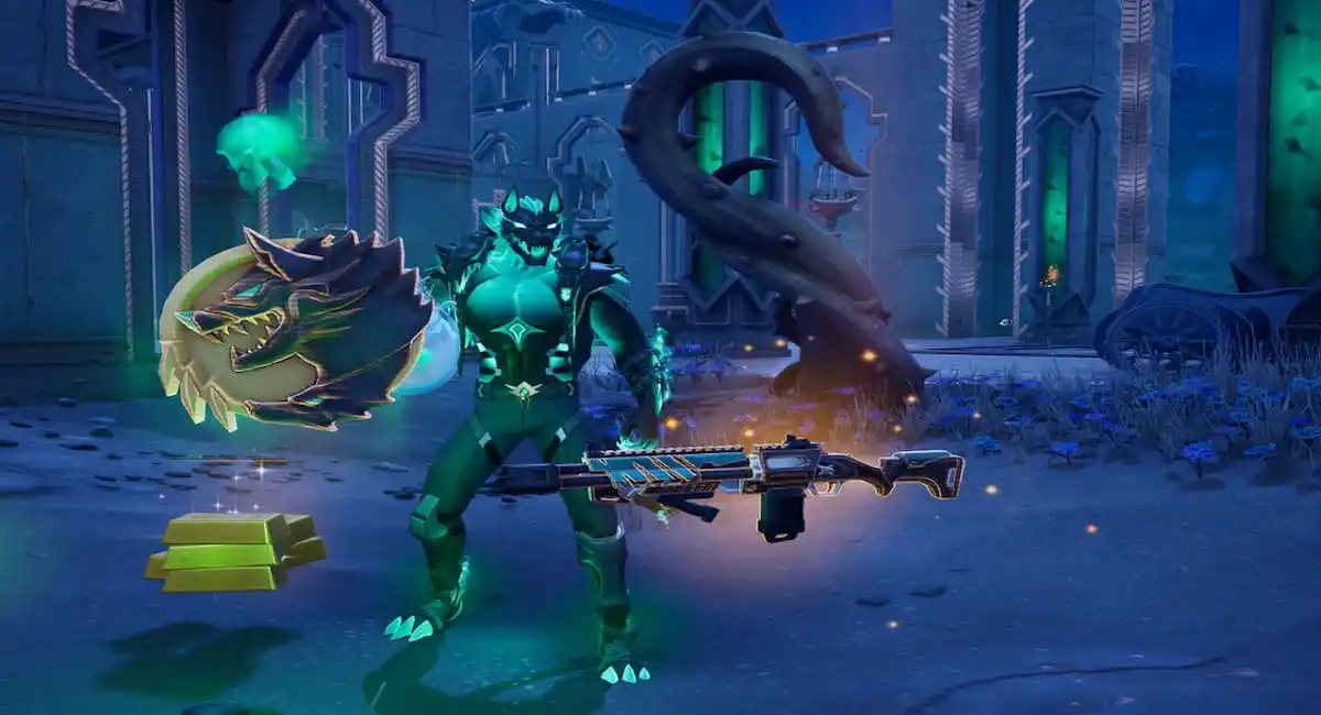 如何在一场fortnite比赛中收集奥林匹亚大国，神话武器或众神的各个方面