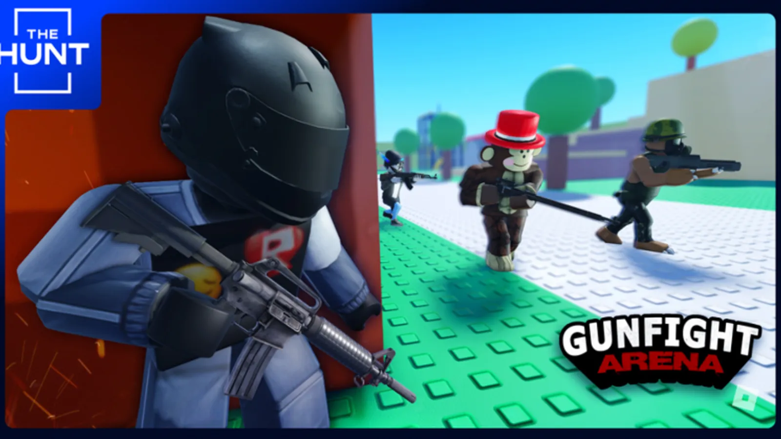 如何在槍戰競技場中獲得Roblox The Hunt Badge