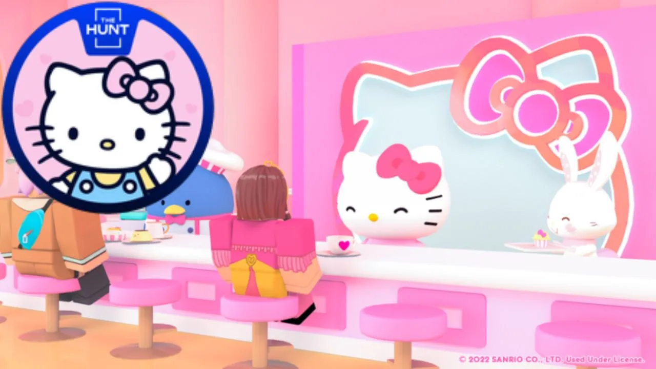 如何在Hello Kitty Cafe中获得Roblox的狩猎徽章