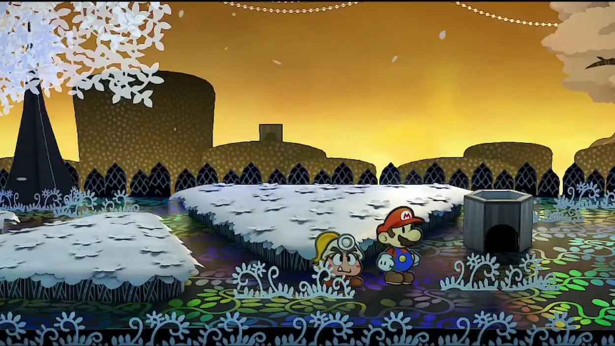 如何到达纸马里奥中的Boggly Woods：Nintendo Switch的千年之门