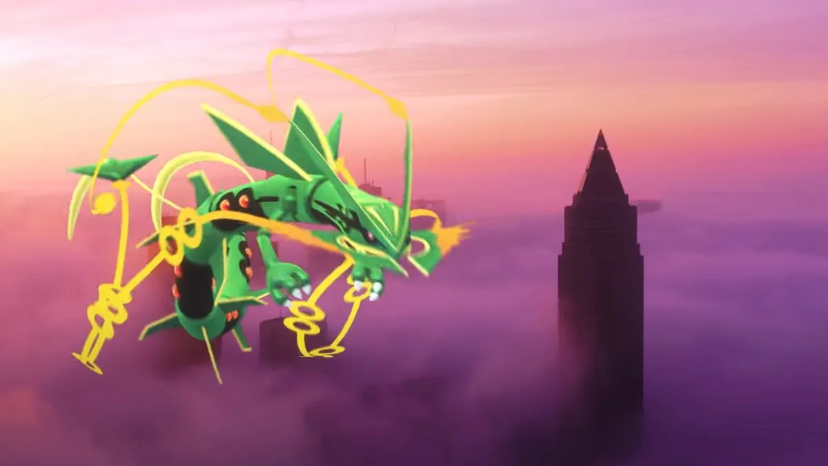 Pokémon Go 中 Mega Rayquaza 的最佳招式组合