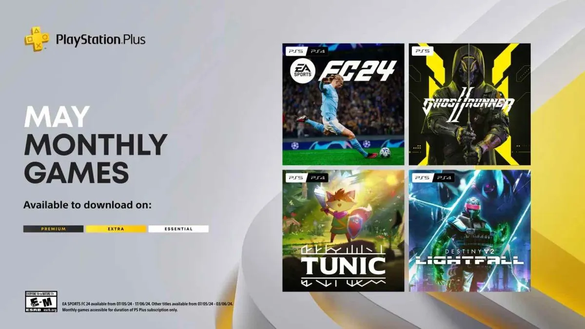 2024 年 5 月 PS Plus 免費遊戲：本月 PlayStation Plus 遊戲