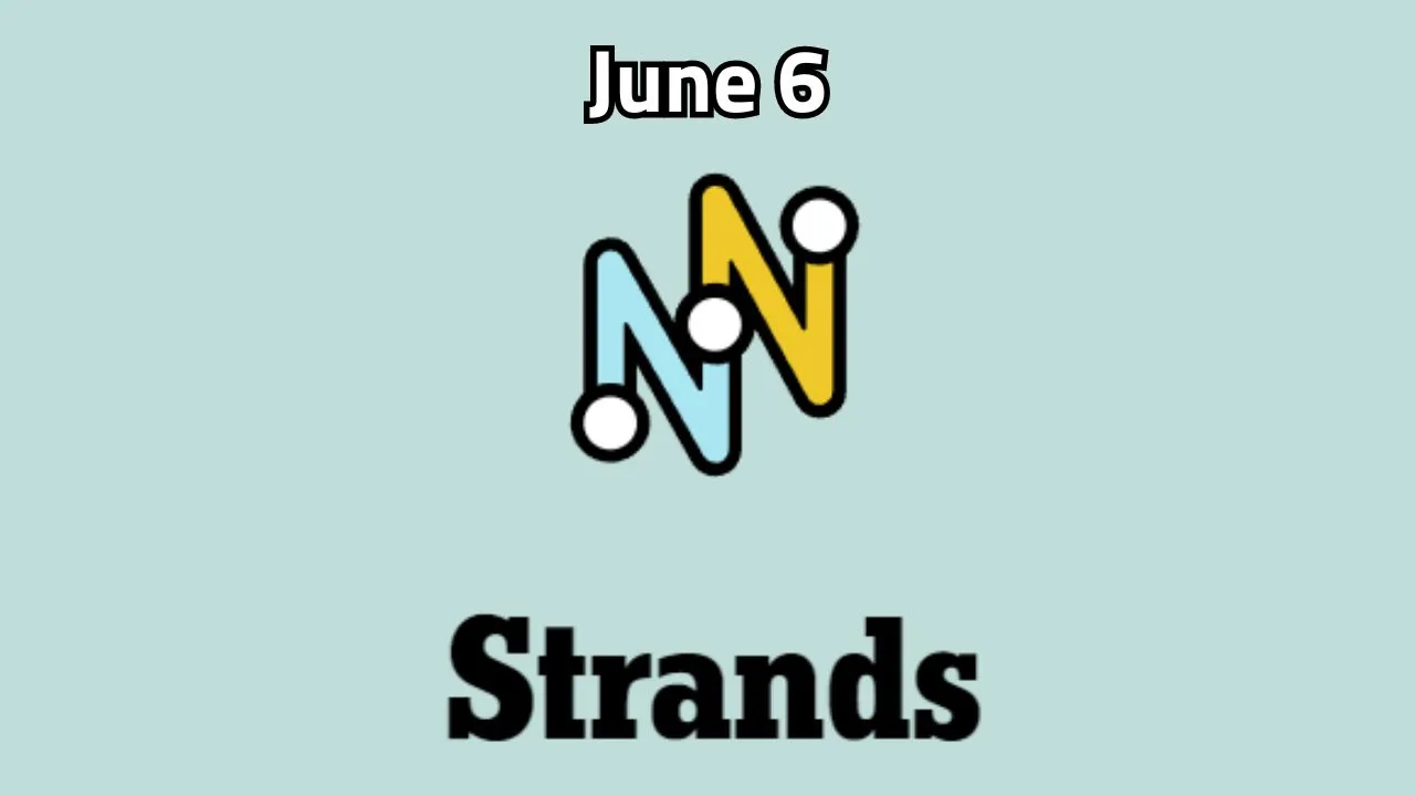 《紐約時報》Tidal Treasures Strands 提示與解答（6 月 6 日）