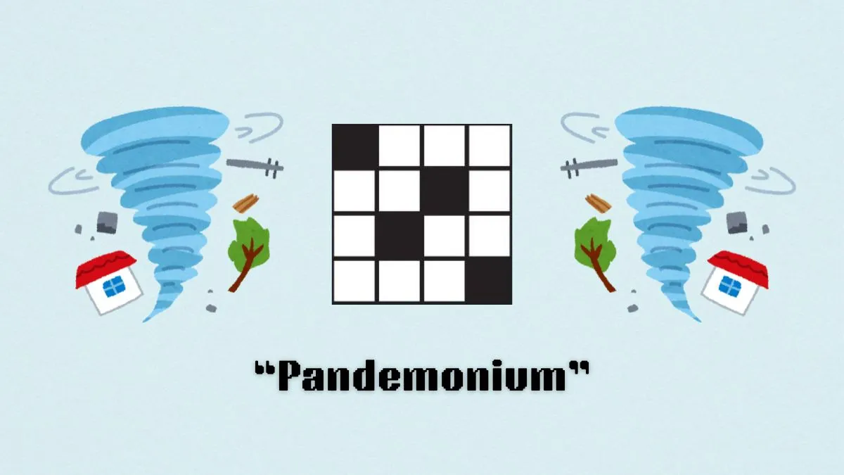 “ pandemonium” NYT MINI填字遊戲8月9日答案和提示