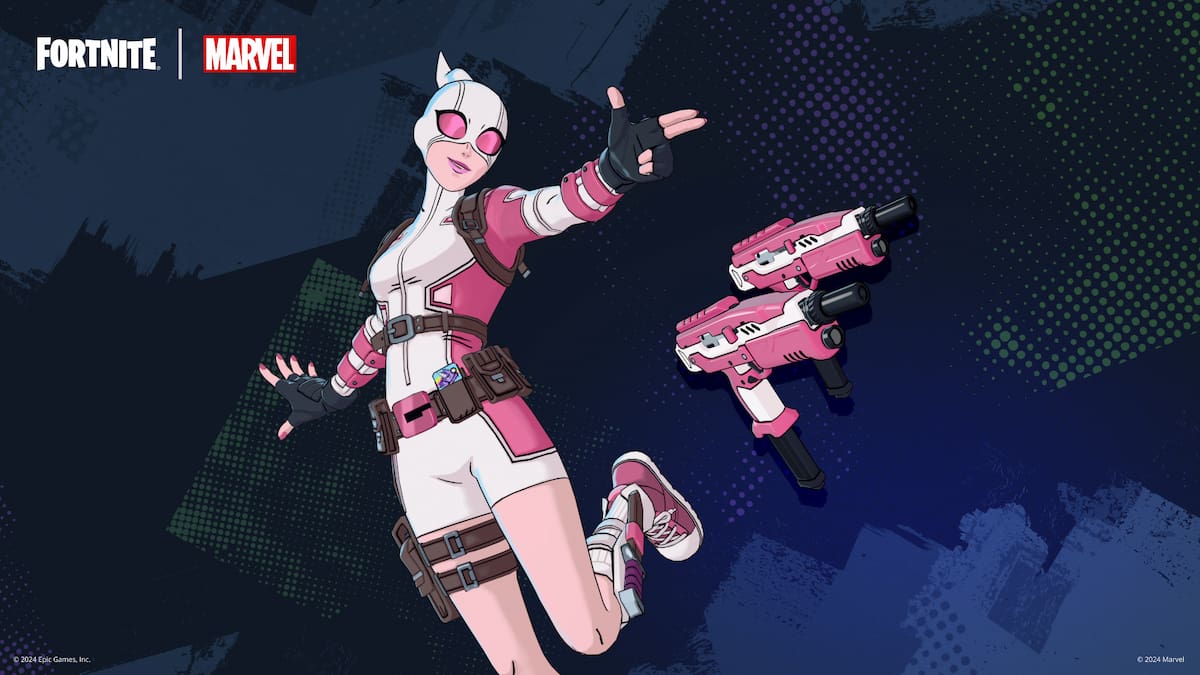 如何在 Fortnite 中获得 Gwenpool 的神话双微型 SMG