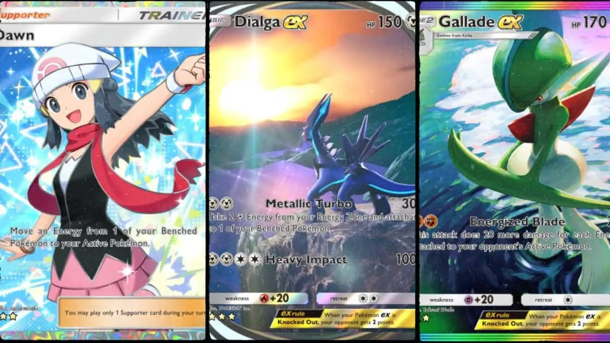 所有PokémonTCGPocket Dialga Pack獨家套件