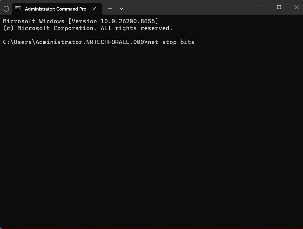 重置 Windows 更新组件