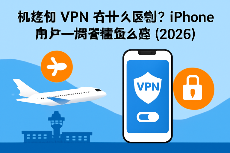 机场和 VPN 有什么区别?iPhone 用户一篇看懂怎么选(2026)